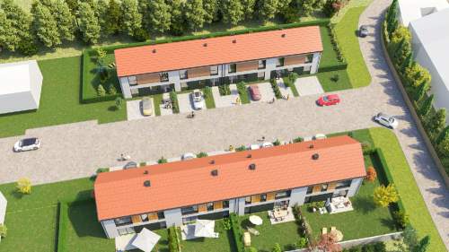 Dom o powierzchni 105,10 m z ogrodem Bliż-Baranowice