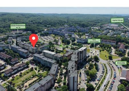 2 pokoje, parter, ogródek, osiedle Bukowe