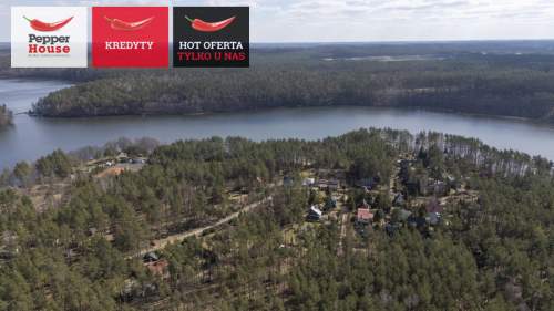 Jezioro Garczyn działka z 4 domkami po 20,45m2