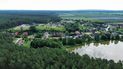 Działka budowlana 1020 m z mediami - Jeziorki