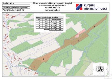 5,28 ha gruntów rolnych z punktem widokowym