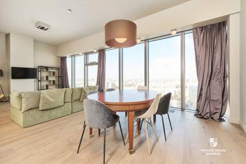 Apartament w żaglu Sky Tower - 107m2, 3 pokoje