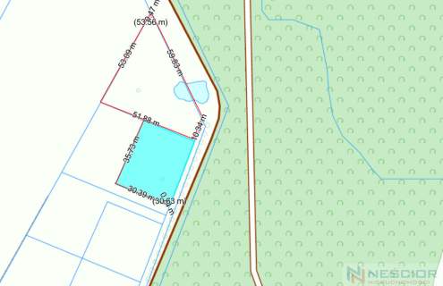 Działka 1046 m2 w Nowych Osinach