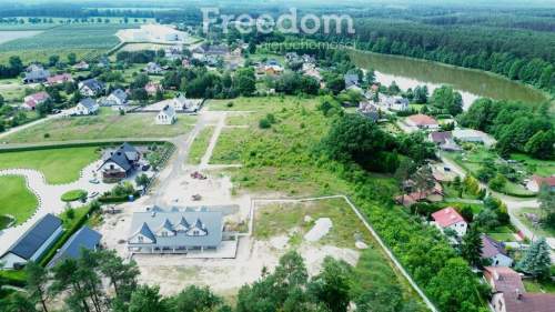 Działka budowlana 1380 m z mediami - Jeziorki