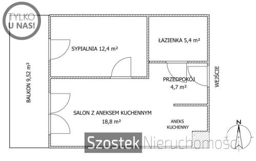 Nowe mieszkanie przy ul. Łódzkiej z MP w garażu