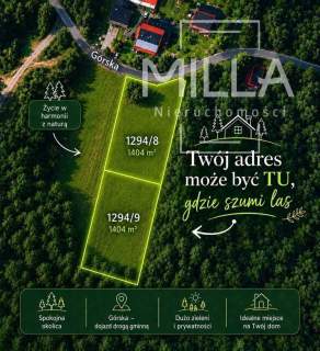 Prywatna oaza spokoju Tak, działka tuż przy lesie