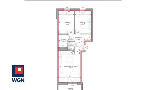 Mieszkanie na sprzedaż, 62,05 m2, Lublin