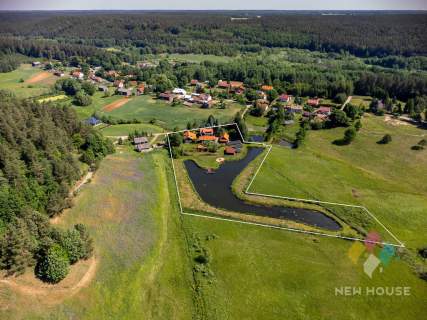 Obiekt agroturystyczny z własnym akwenem wodnym