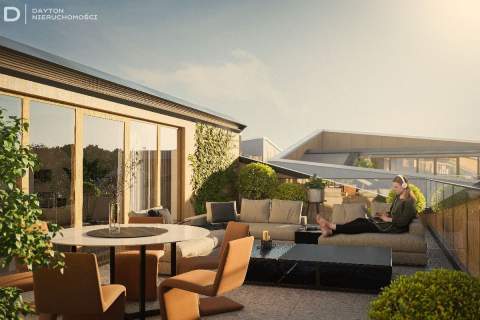 Apartament Premium z Tarasem i Antresolą, Wilanów