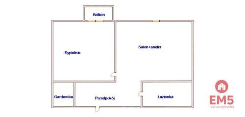 2-pokojowe mieszkanie w Centrum