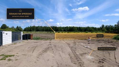 REZERWACJA Działka budowlana z WZ Białuń