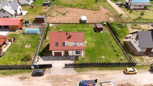 Przykopka gm. Ełk, nowy i nowoczesny dom z garażem