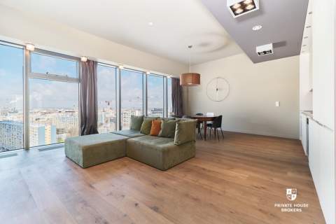 Apartament w żaglu Sky Tower - 107m2, 3 pokoje