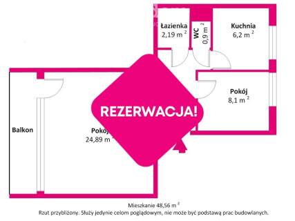 2 pokojowe mieszkanie w Grajewie