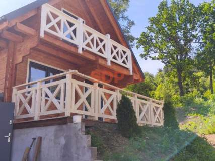 Domek 70 m2 przy Zalewie Sosnówka - widok na Karkonosze