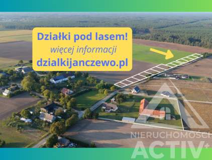 Janczewo, OBOK LAS i JEZIORO. Duże działki budowl.