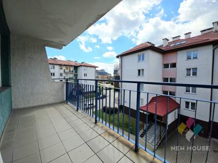 2-pokojowe 48 m, Hallera, parter z dużym balkonem