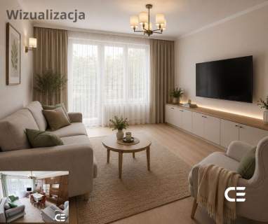 3 pokojowe w centrum 1 piętro balkon piwnica