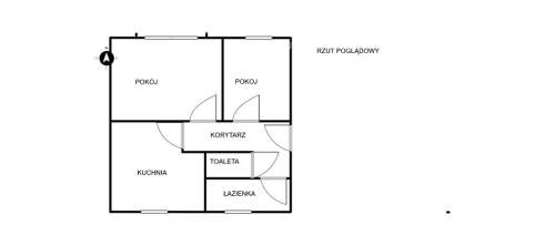 MIESZKANIE 2-POKOJOWE 47,7 m SŁAWIANOWO I piętro