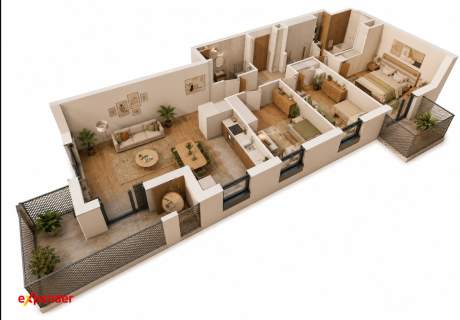 4 pokoje 94,1 m 2 balkony Szybki termin odbioru
