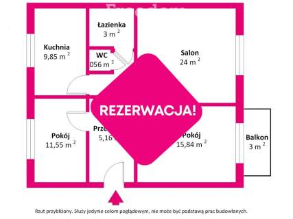 3 pokoje z garażem i działką