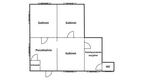 Lokal usługowy 57,71 m   ul. Żeromskiego