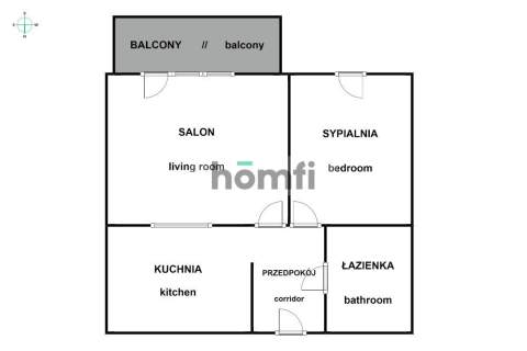 Bociana, 42m 2 pokoje blisko O3 EPAM LUXOFT