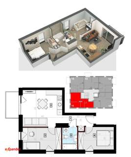 Apartament 3 pok, duży balkon. Kameralne, prestiżowe osiedle...