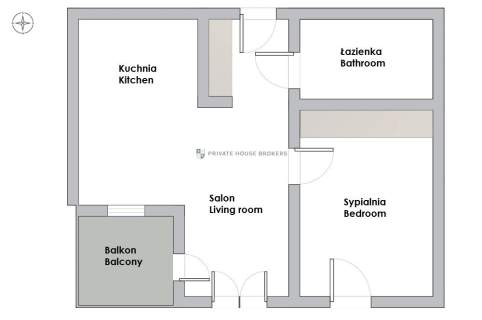 Mieszkanie do wynajęcia, 42 m2, Kraków