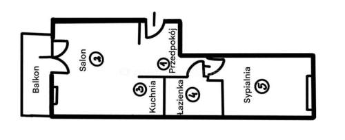 Mieszkanie 49.7m2 w Brwinowie, piwnica, balkon