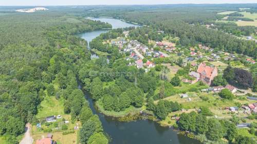 Działka nad jeziorem i pod lasem Biały Bór