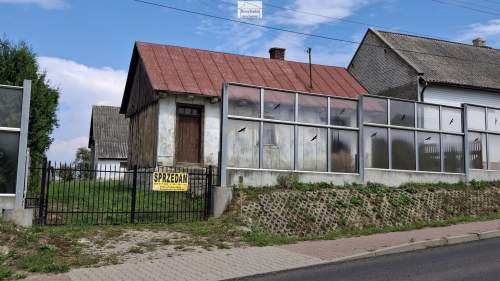Dom z bali , oraz stodoła -garaż , 1,11ha działki , sp