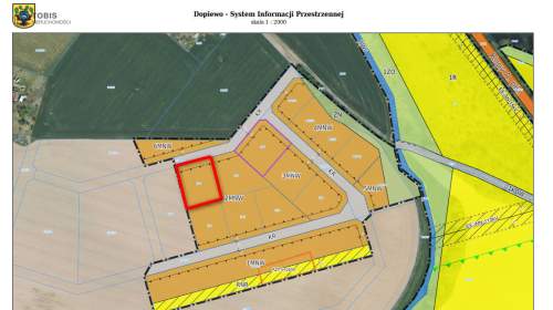 Działka budowlana 1662 m2 MPZP Trzcielin