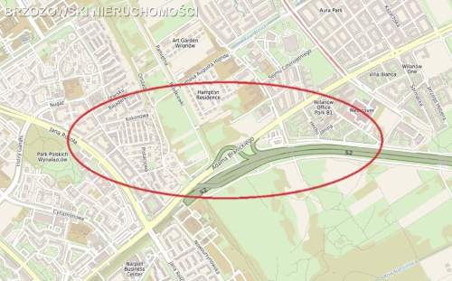 Wilanów, 11950 m2, MPZP, usługi, mieszkaniowa