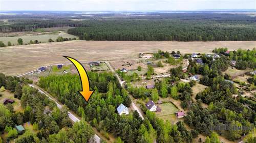 Działki budowlane ok. 270 m od jeziora Dołgie.