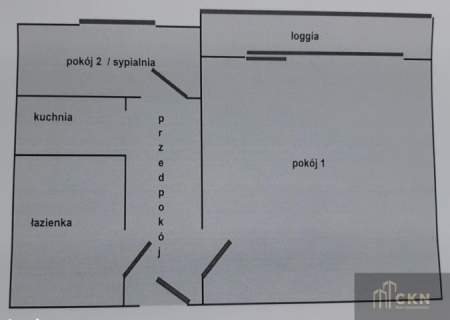 2-pokojowe mieszkanie w dzielnicy Podgórze Duchackie