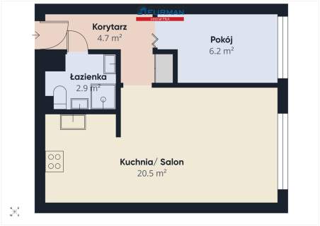 Na wynajem mieszkanie 2 pokojowe Piła-Śródmieście