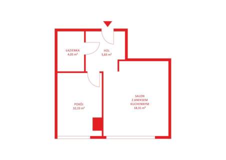 Mieszkanie na sprzedaż, 39,65 m2, Gdańsk