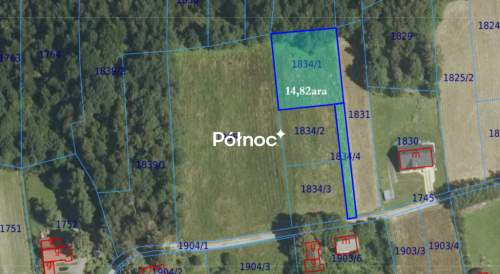 Stary Wiśnicz-działka o powierzchni 14,82 ar