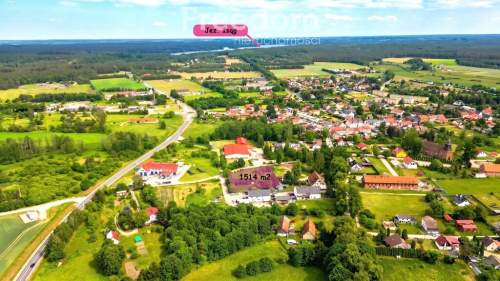 Działka budowlana 1 514 m w Łukcie  blisko jezior