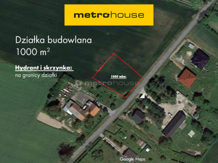Działka budowlana 1000 mkw., Szymanów, Kąty Wr.