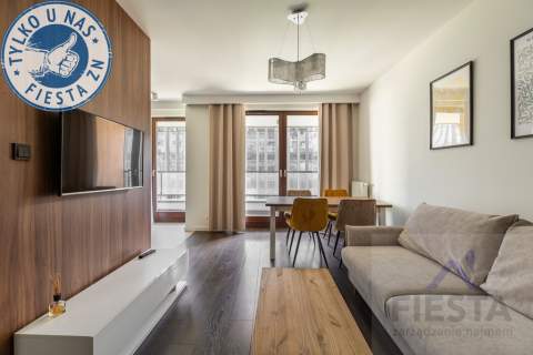 Blisko METRA/ Nowoczesne 2 pokoje balkon Parking