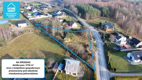 Działka 2756 m - idealna pod dom lub inwestycję