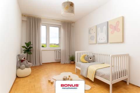 Duże 3 pokoje Widok na Zieleń Balkon