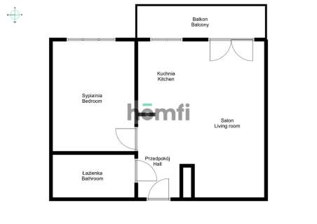 Mieszkanie 2 pokojowe 47,75 m2, ul. Włókniarzy