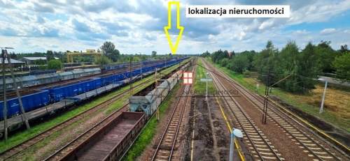 Działka inwestycyjna przy węźle kolejowym RP/UA