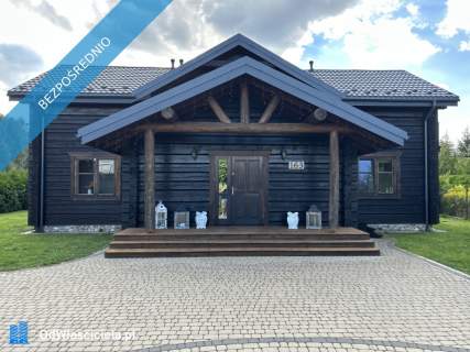 Jedyny taki dom jednorodzinny z bala drewnianego w Polsce, 176m2,