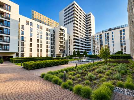 Blisko Metra Zielone Patio Wysoki Standard