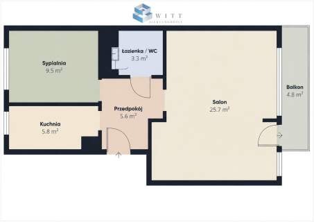 Mieszkanie na sprzedaż, 50,79 m2, Ostróda