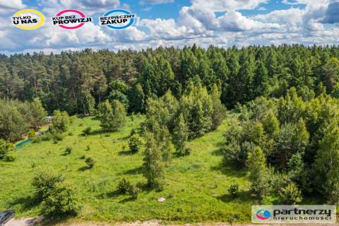 Piękna działka pod lasem 2257 m2 z wydaną WZKą .